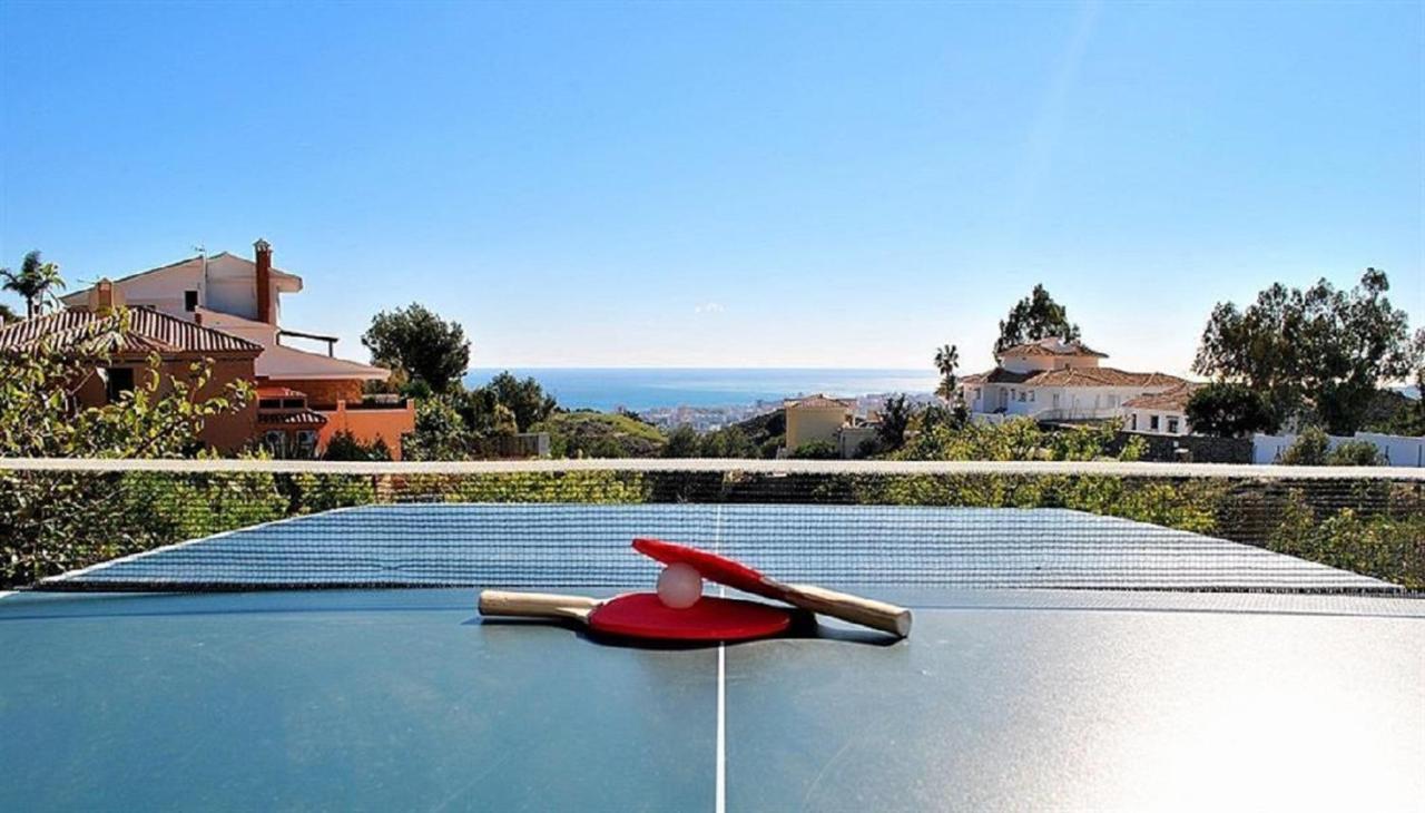 Holiday Villa In 10 Min From Fuengirola Beach With Sea Views Pool Bbq Parking Wifi Aircon Big Garden Mijas Esterno foto